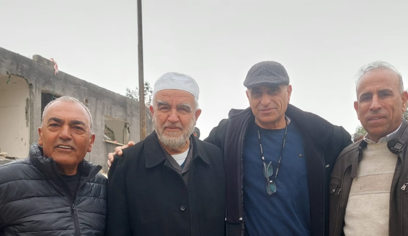 وفد من الحزب القومي العربي بزيارة دعم لأهلنا في قرية الغريفات مع وفد لجنة المتابعة 